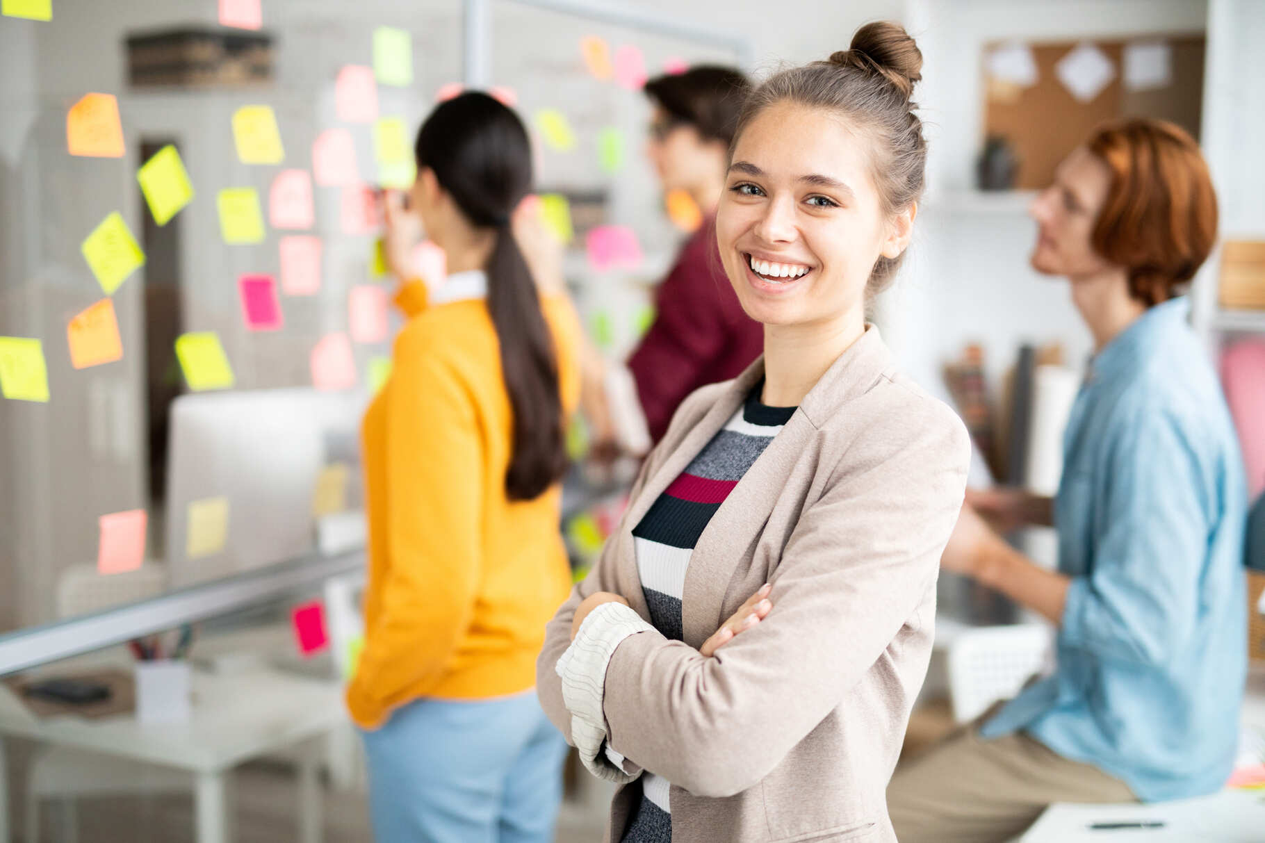 Careers page image, happy people